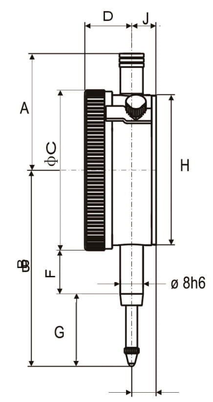 Messuhr Klein ø 40mm