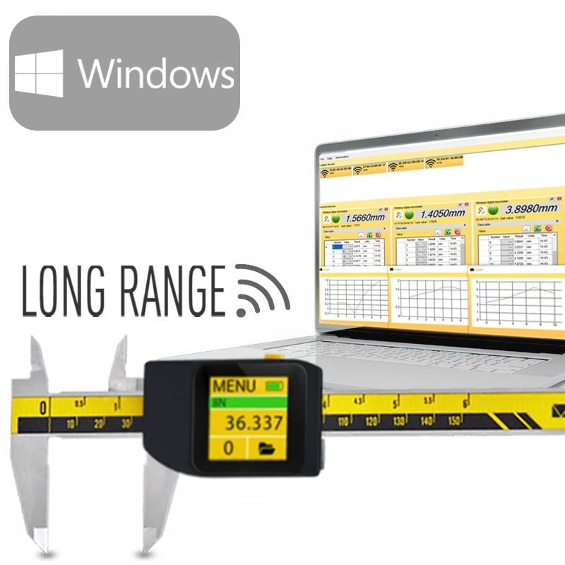 MicrotechData LITE Software for Windows Instrument Data Collection, USB Dongle Support - Microtech Metrology