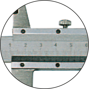 Caliper with dots