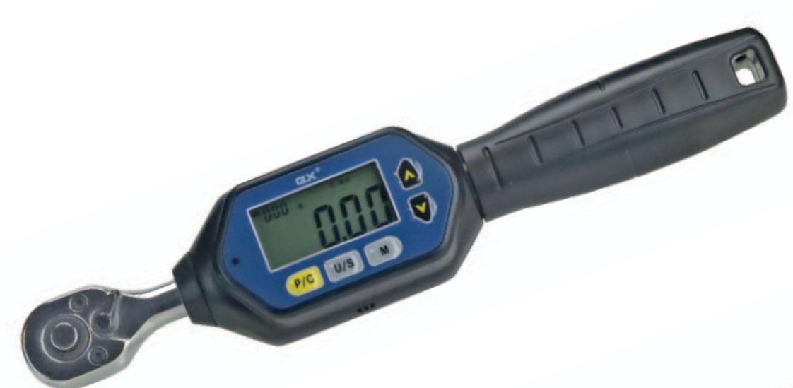 0.9-30 Nm Digital Torque Wrench 1/4", Mini 230 mm, Peak/Real-Time, 4 Units, 99 Data Sets - Metav IndustryLine