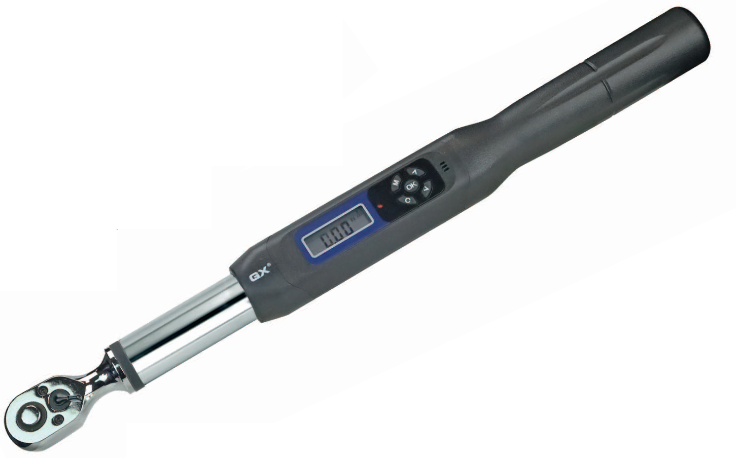 1.5-30 N·m Digital Torque Wrench 1/4", 350 mm, Real-Time/Peak, 4 Units, 99 Memory - Metav IndustryLine