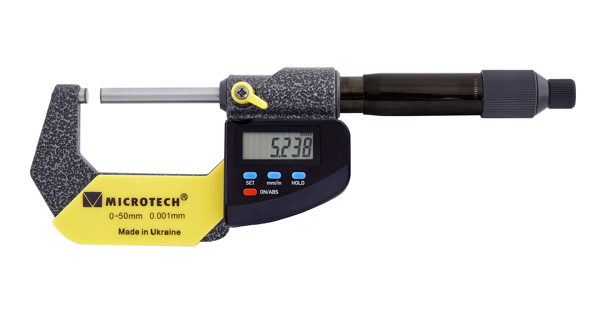 0-100mm Digital Micrometer, 0.001mm, IP65, ISO 17025 calibrated - Microtech Metrology