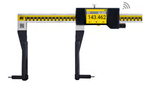 1085mm Digitaler Messschieber, 0,01mm Auflösung, IP54, kalibriert nach ISO 17025 - Microtech Metrology