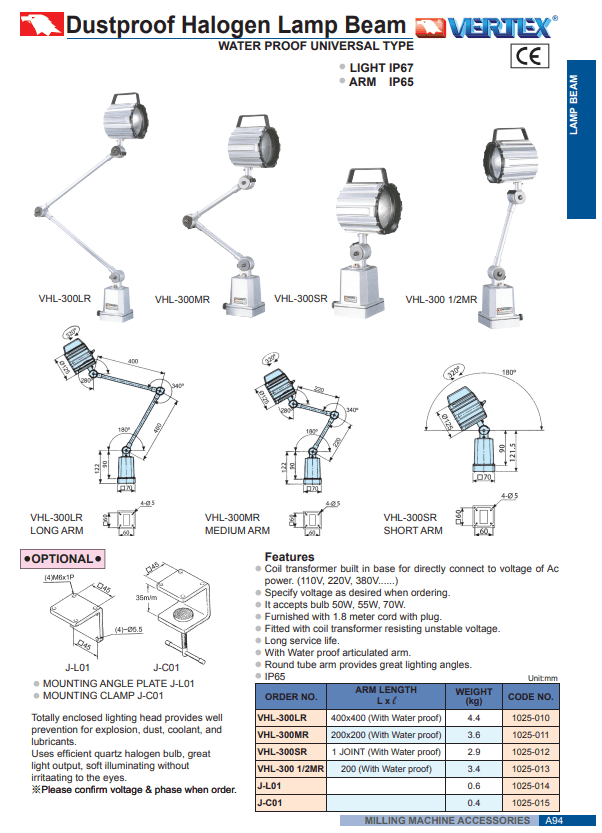 Staubgeschützte Halogenlampe