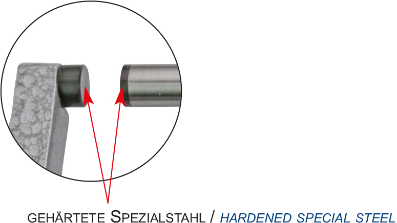 Bügelmessschrauben, antimagnetisch, DIN 863