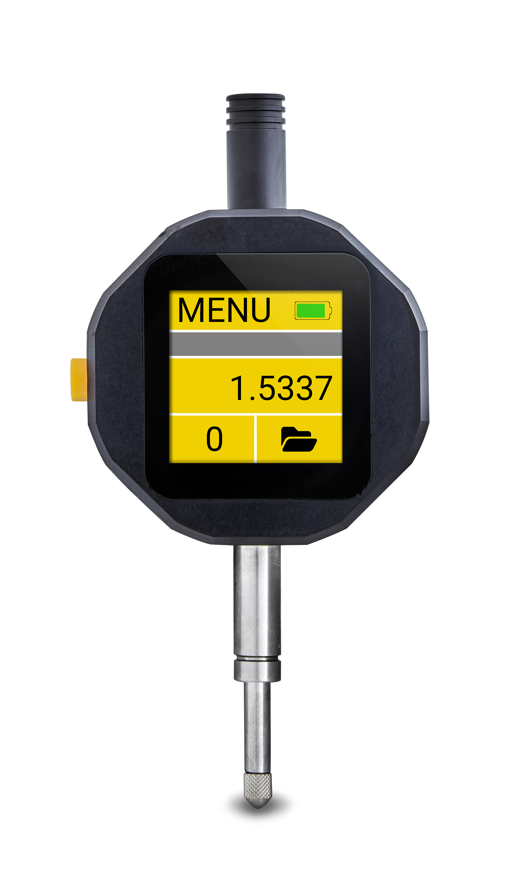 13mm Digitale Messuhr, 0,003mm, ISO 17025 Kalibriert, Color Touchscreen, Wireless/USB - Microtech Metrology