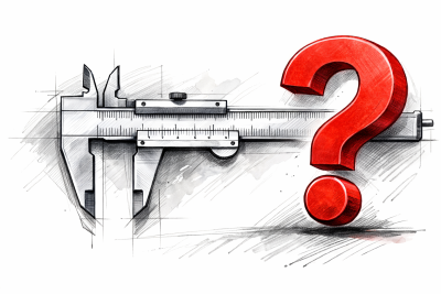 Maßeinteilung an Messgeräten 