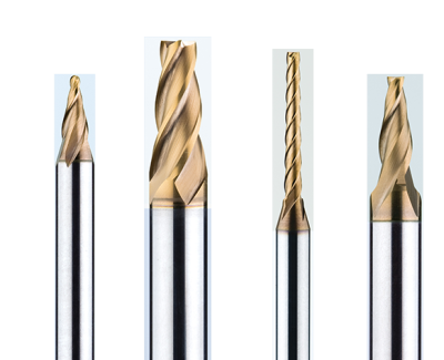 VHM-Fräser mit konischer Spitze K-Taper